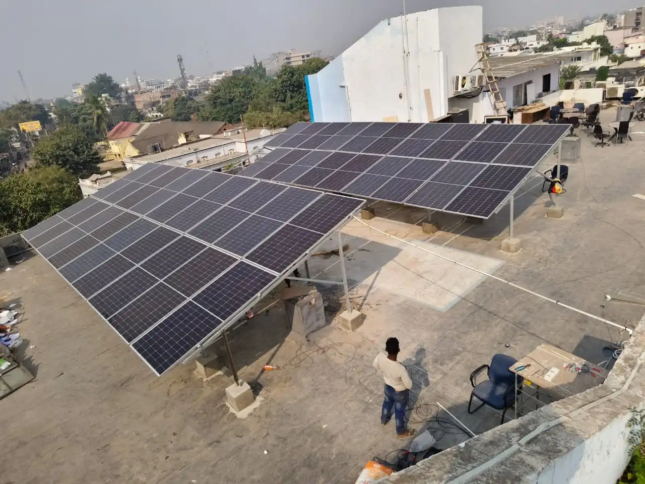 20KWp SOLAR POWER PLANT ( ON – GRID )