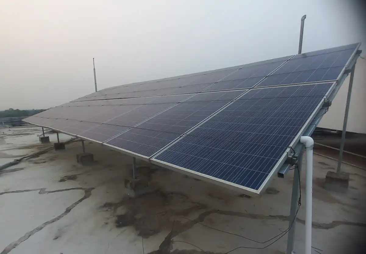 35KWp SOLAR POWER PLANT ( ON – GRID / RECTIFICATION )